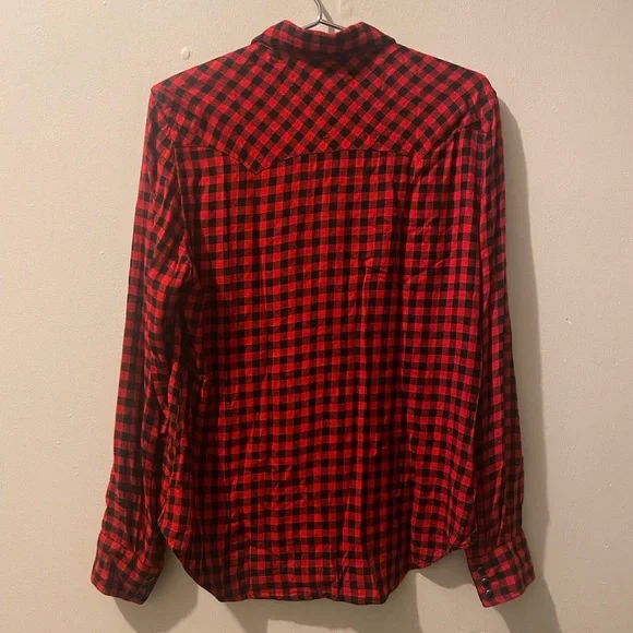 Polo Ralph Lauren Women’s Flannel long sleeve size 12 - Picture 2 of 6